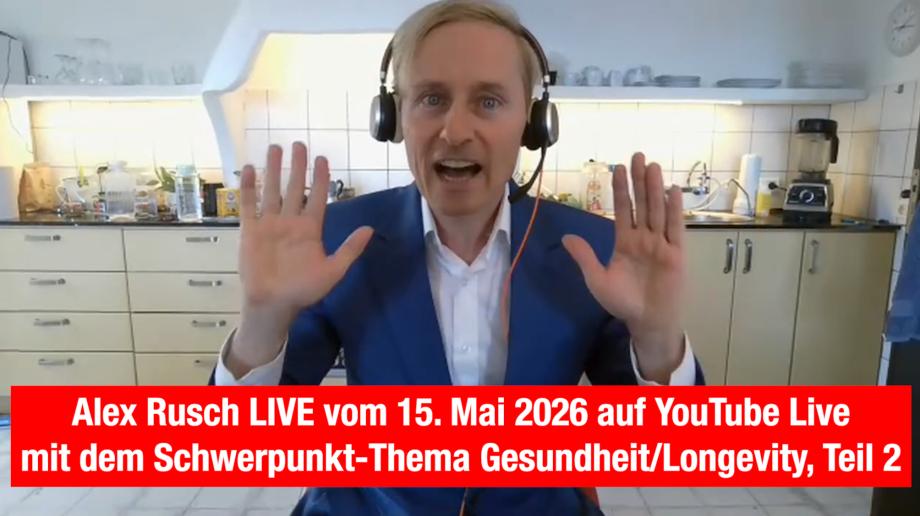 »Alex Rusch LIVE« vom 15. Mai 2026