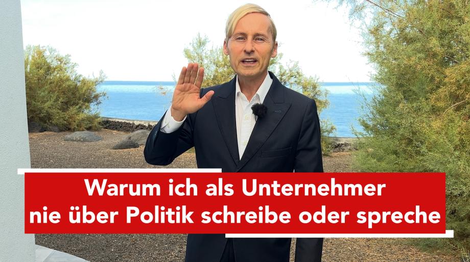 Warum Alex Rusch nie über Politik schreibt oder spricht